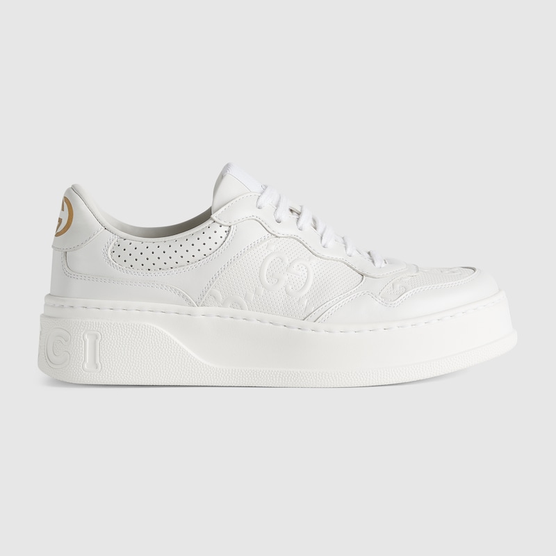 Women’s GG embossed sneaker - Image 3